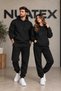 3-Thread Hooded Kangaroo Pocket, Brushed Inside, Elasticated Hem Regular-Fit Top and Bottom Set - 2