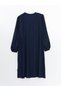 Trendy Picks from Kübra Butik: Off-the-Shoulder Belmando Dress with Yoke Detail - 7