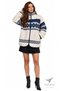 Women's Patterned Plush Jacket - 3
