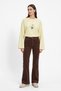 Daisy-Embroidered Tunic 13252 - YELLOW - 3