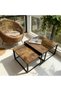 2-piece nesting table set, industrial - 2