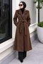 Moscow Melton Coat TSD260382 Bitter Coffee - 5