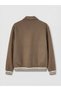 Trendy Picks from Kübra Butik: Shirt Collar Suede Men’s Jacket with Yoke Detail - 8