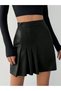 Fustă mini, negru - 4