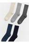 Trendy Picks from Kübra Butik: Corded Fabric Textured Men's Ankle Socks, 5-Pack - 3