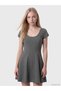 Trendy Picks from Kübra Butik: U-Neck, Waist-Fitted Mini Dress - 3