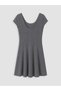Trendy Picks from Kübra Butik: U-Neck, Waist-Fitted Mini Dress - 8