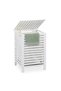 White Laundry Hamper with Bag