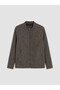 Trendy Picks from Kübra Butik: STANDARD Fit Straight-Cut Mock Neck Suede Jacket - 2