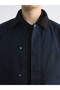 Trendy Picks from Kübra Butik: STANDARD Fit Velvet Stand-Up Collar Men’s Jacket with Yoke Detail - 5