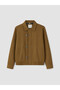 Trendy Picks from Kübra Butik: Relaxed Fit Shirt, Stand-Up Collar, Men’s Jacket with Yoke Detail - 6