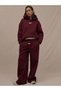 Trousers, cherry red