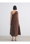 Trendy Picks from Kübra Butik: One-Shoulder Modal-Blend A-Line Dress - 5