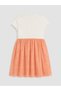 Trendy Picks from Kübra Butik: Off-the-Shoulder Lace Collar Girls' Dress with Yoke Detail - 4