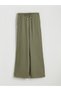 Trendy Picks from Kübra Butik: Plus-Size Textured Muslin Women's Pants with Drawstring Waist - 8