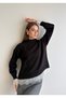 Knitted Sweater with Lace Sleeves and Lace Skirt - 5