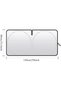 Front Windshield Sun Shade, Size 150×80 cm – Heat and Sunlight Reflector – Foldable Front Sun Shade - 2