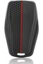 Key Fob Cover Case, Soft Silicone Remote Key Protector, Anti-Scratch Anti-Drop Shockproof Shell Comp - 3