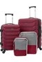 4 Piece Luggage and Packing Cubes Set