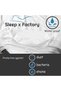 Waterproof Mattress Protector 150×200+30 netted sheet up to 30cm - 5