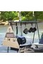 Camping Tableware Organizer, Triangle Oxford Cloth Hanging Pouch, 59x50cm - 4