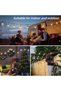 Outdoor String Lights 36FT with 12Pcs E27 Sockets Warm White 2700K - 6
