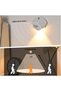 Motion Sensor Light, 3-color Adjustable Brightness Shell Night Wall Light, Wireless Indoor Wall Lamp - 3