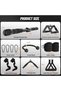 Tricep Press Down Cable Machine Attachment, Solid Steel Body Training Lat Pulldown Home Gym Accessor - 7
