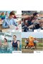 Drawstring Backpack Bag, Waterproof Nylon String Bag Sackpack, Large Capacity with 5 Pockets, Drawst - 6