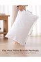 King Pillow Cases - 4 Pack - Envelope Closure - Soft Brushed Microfiber Fabric - Shrinkage and Fade - 4