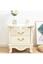 Lace Small Square Tablecloth, Embroidered Farmhouse Table Cloth with Macrame Border Side Table,Cover - 2