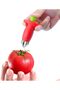 Strawberry Huller 2 Pcs, Strawberry Stem and Leaf Remover, Multi Function Fruit Corer for Tomatoes a - 5