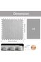 Plush Puzzle Foam Floor Mat, Soft Thicken Fluffy Interlocking Square Foam Tiles Area Rugs Carpet for - 4
