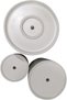 مجموعة من 3 أواني زرع سيراميك مموجة بأحجام متنوعة، لون أبيض - 4