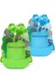 2 Pack Mesh Drawstring Beach Backpack, Large Capacity Waterproof Fabric, Adjustable Shoulder Straps,