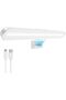 Magnetic Makeup Light, Plastic Touch Rechargeable Vanity Mirror Lamp, Adjustable Angle Detachable St