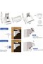 Magnetic Cabinet Locks for Babies (10 Locks with 2 Keys) - 2