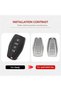 Key Fob Cover Case, Soft Silicone Remote Key Protector, Anti-Scratch Anti-Drop Shockproof Shell Comp - 2