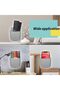 Remote Control Holder Wall Mount, 4PCS Adhesive Plastic Organizer, No Drilling Storage Box for Phone - 5