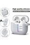 غطاء سيليكون ناعم لسماعات AirPods 5 و AirPods 4 - رمادي فاتح - 6