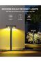 Solar Outdoor Lights Pathway 1 Pack Solar Pathway Lights Waterproof Modern Path Lights Solar Powered - 7