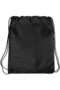 Unisex Polyester Drawstring Waterproof Backpack (Black) - 2