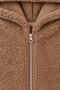 Unisex Kids' Hooded Curly Plush Cardigan - 4