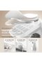 Lindoro-XH 6-Pack 22mm Press Cable Holder, Self-Adhesive, Plastic, White - 5