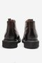 Men's Thick Sole Lace-Up Boot, Genuine Leather, DARIAN BROWN - 5