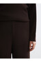 Quality Pieces from Çelebi Store Women's Wide Leg Knitwear Pants with Waistband - 4