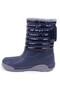 W10168 Topo Ski Charol Navy Blue Orthopedic Boys' Rain Boots - 3