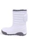 W10168 Topo Ski Charol White Orthopedic Girls' Rain Boots - 3