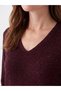 TWO MT SHOP QUALITY LCW Grace Mor Knit Solid V-Neck Women's Sweater with Boat Neck - 3