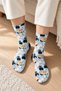 Patterned Printed Women's Ankle Socks - 6